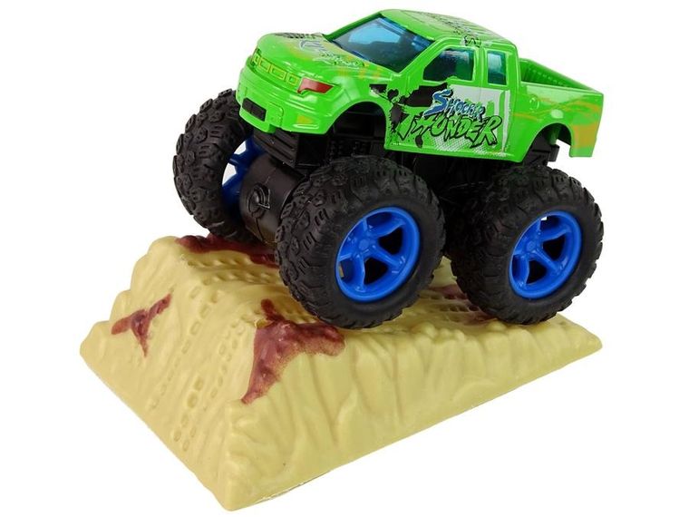 Lean Toys, BigFoot Die-Cast, pojazd z napędem i rampą, 1 szt.