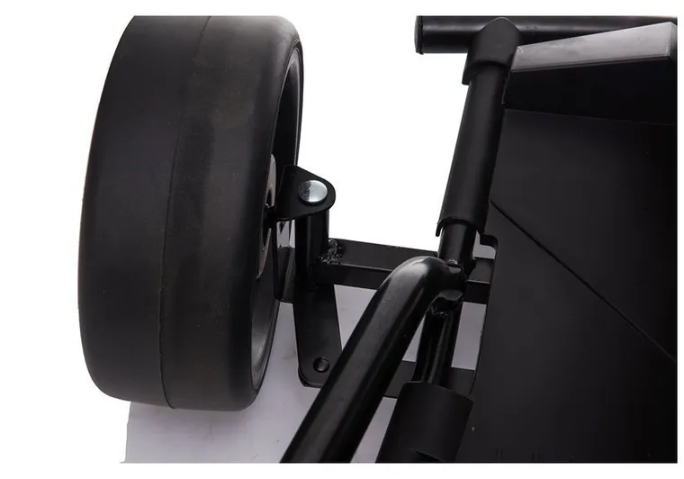 Lean Toys, Gokart Drift, pojazd na akumulator, biały