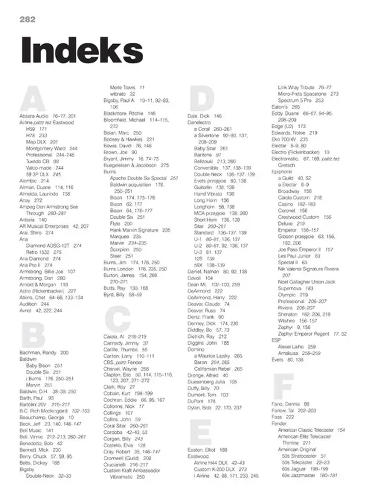 Legendarne gitary. Ilustrowany przewodnik