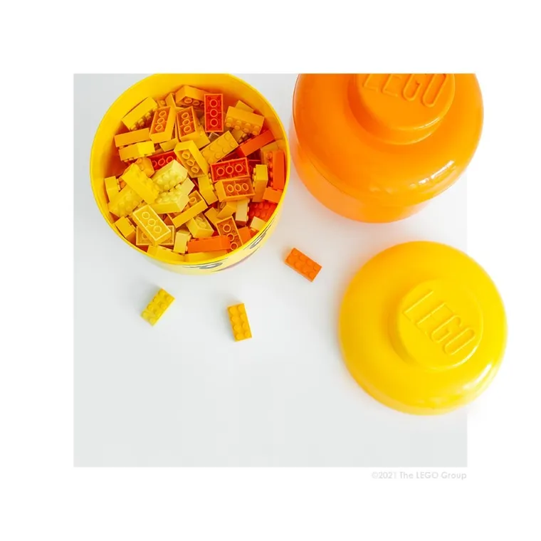 LEGO, mała głowa, dziewczynka, pojemnik do przechowywania, rozmiar S, 2l