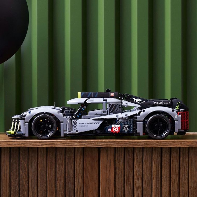 LEGO Technic, PEUGEOT 9X8 24H Le Mans Hybrid Hypercar, 42156