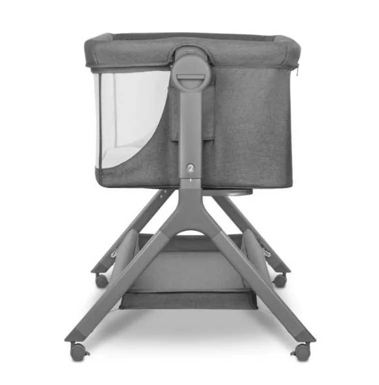 Lionelo, Leonie Plus, łóżeczko dostawne, grey stone