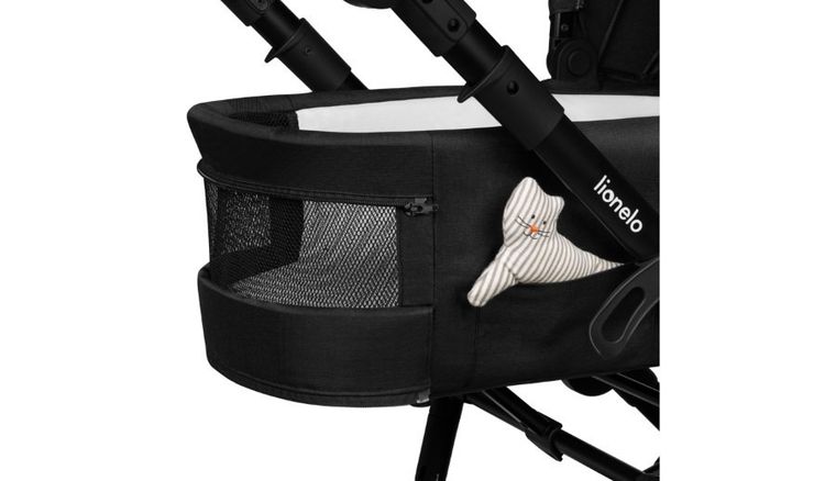 Lionelo, Mari Tour, wózek wielofunkcyjny z zestawem akcesoriów, 2w1, Black Onyx