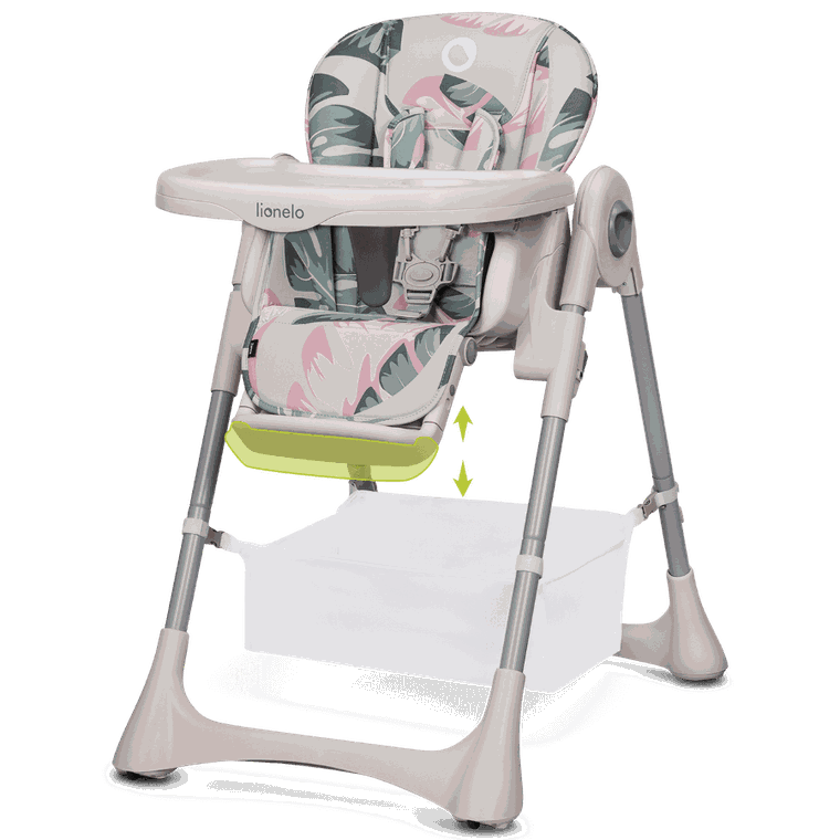 Lionelo, Zanna, krzesełko do karmienia, Pink Bubblegum