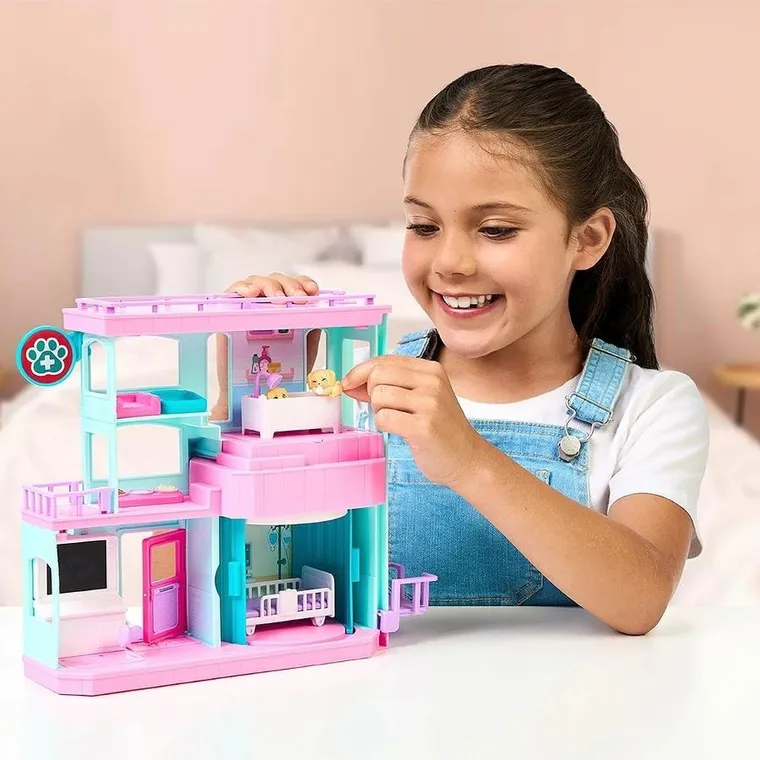 Little Live Pets, Mama Surprise Families, Klinika, mama piesek i małe szczeniaczki, zabawka interaktywna