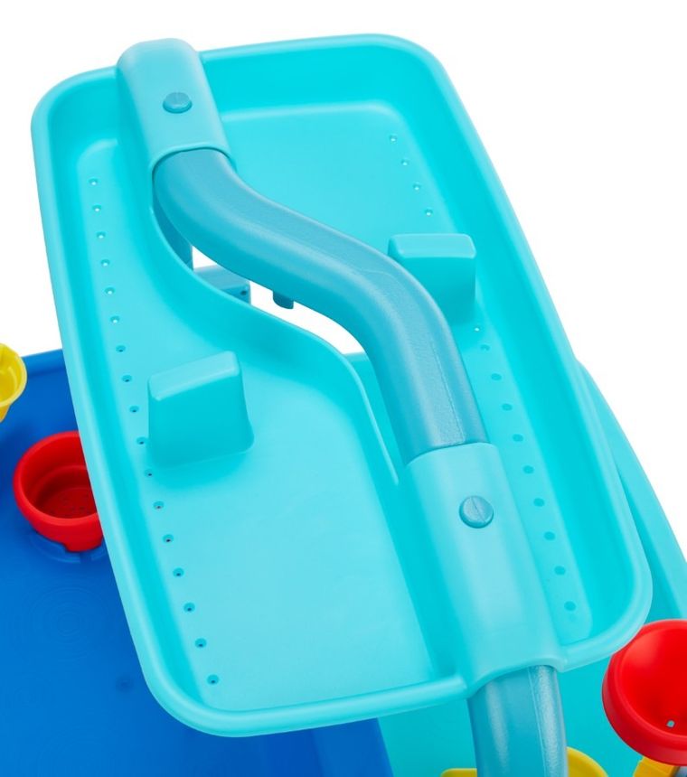 Little Tikes, Easy Store, stół wodny z akcesoriami, niebieski