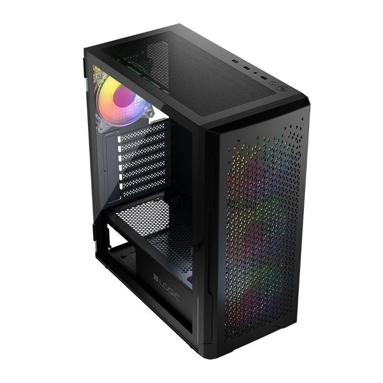 Logic Concept, Aramis ARGB Midi, obudowa komputerowa, USB 3.0, czarna