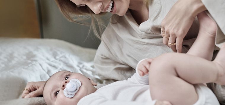 Lovi, Baby Shower Girl, smoczek silikonowy, dynamiczny, 0-2m, 2 szt.