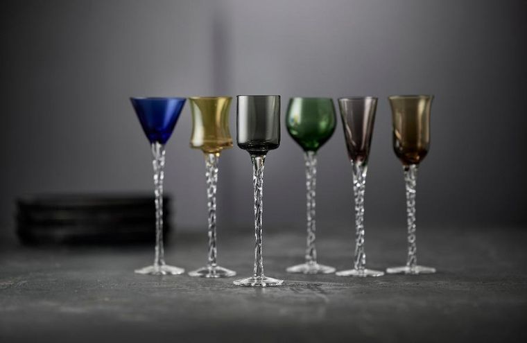 Lyngby Glas, Aquavit, kieliszki do wódki, London, 6 szt.