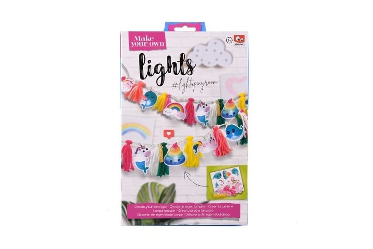 Make Your Own, lampka, girlanda LED, zestaw kreatywny
