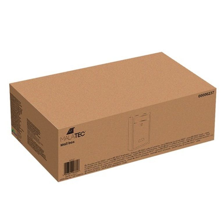 Malatec, skrzynka na listy, czarna