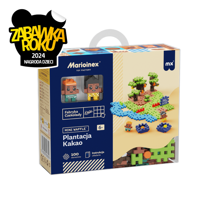 Marioinex, Mini Waffle, Wedel, Plantacja Kakao, klocki konstrukcyjne, 100 elementów