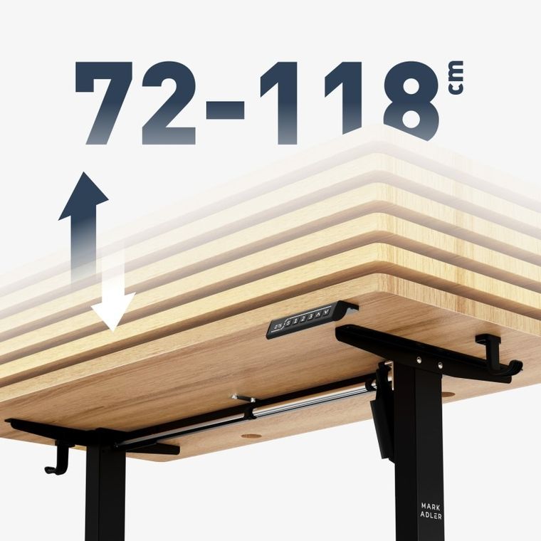 Mark Adler, Leader 6.9, biurko elektryczne, regulowane, 120 cm