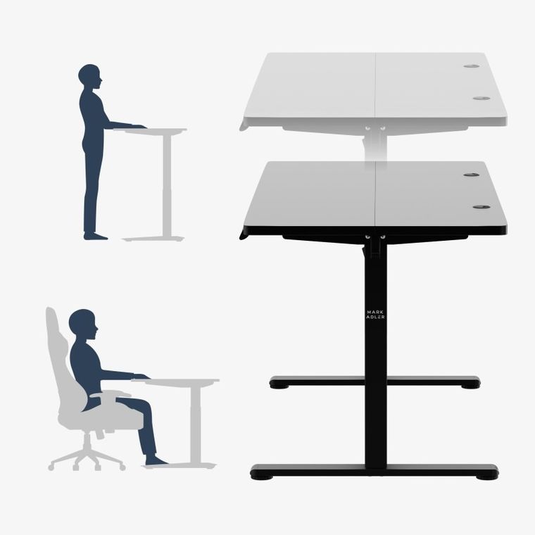 Mark Adler, Leader 7.3, biurko elektryczne, Black, 140 cm