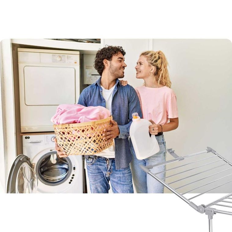 Massido, Debora, stojąca suszarka na pranie, rozkładana, 19 mb