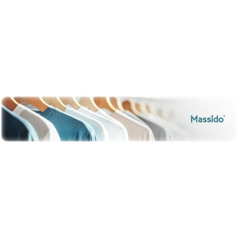 Massido, wieszaki na ubrania, drewniane, 30 szt.