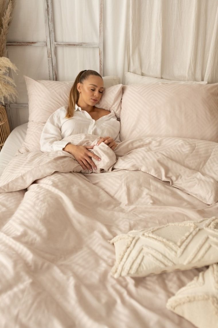 Matex, 3-częściowy komplet pościeli, adamaszek geometryczny, 160-200 cm