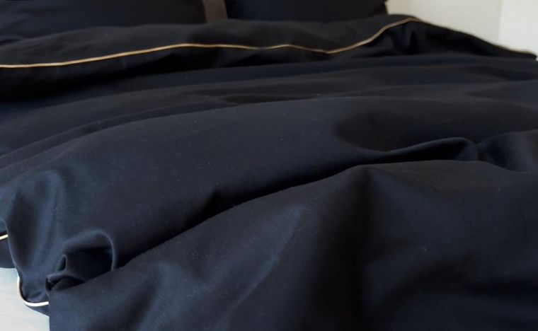 Matex, Gold Line, pościel satynowa, jednobarwna z wypustką, 140-200 cm
