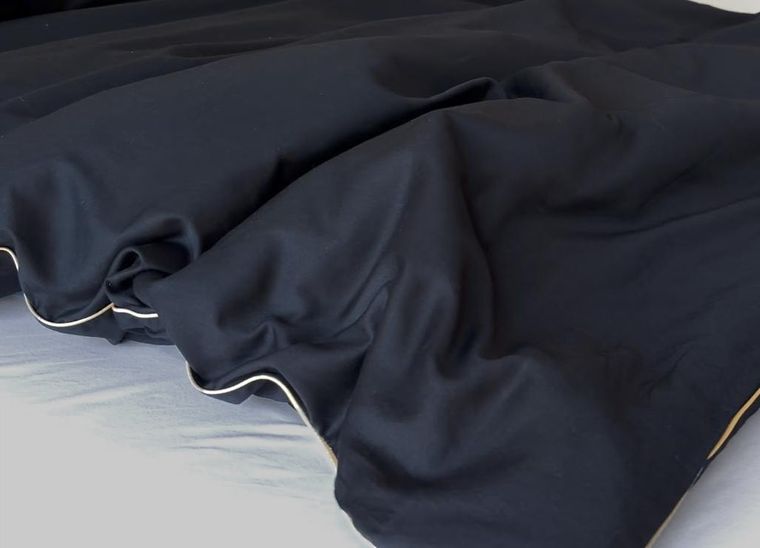 Matex, Gold Line, pościel satynowa, jednobarwna z wypustką, 160-200 cm