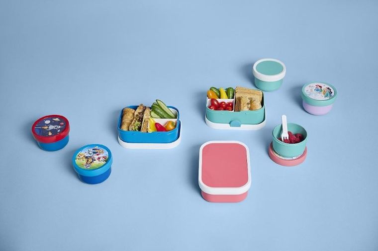 Mepal, Campus, lunchbox z bidonem, zestaw, Cool Pink