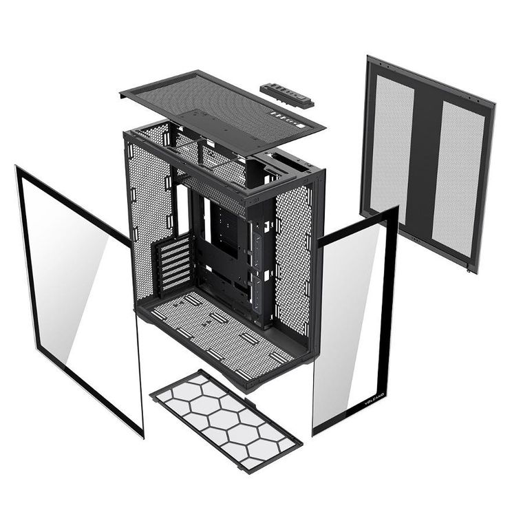 Modecom, Volcano, obudowa komputerowa, Space XL Full Tower, czarna