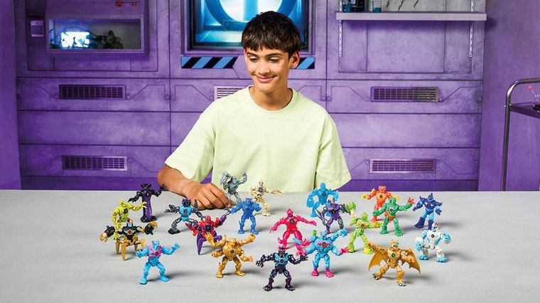 Mr Beast Lab, Hybrids, Hyper Fusion, kolba z figurką mutanta