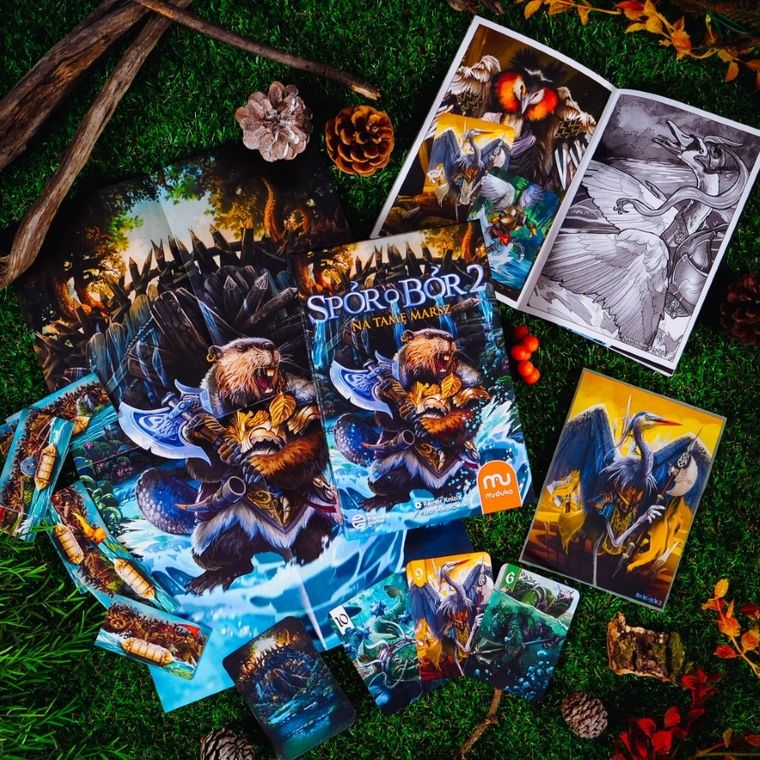 Muduko, Spór o bór 2: Na tamę marsz, karciana gra strategiczna dla 2 osób