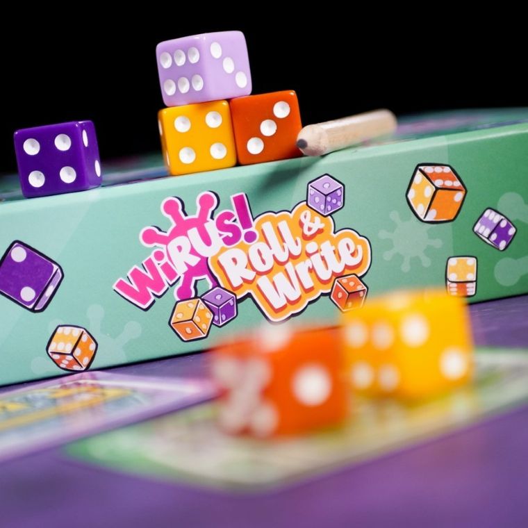 Muduko, Wirus! Roll & Write, gra kościana