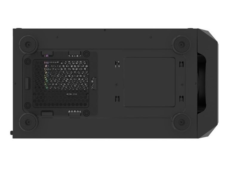 Natec, Fury Shobo SH4F RGB Midi Tower, obudowa komputerowa z oknem, czarna