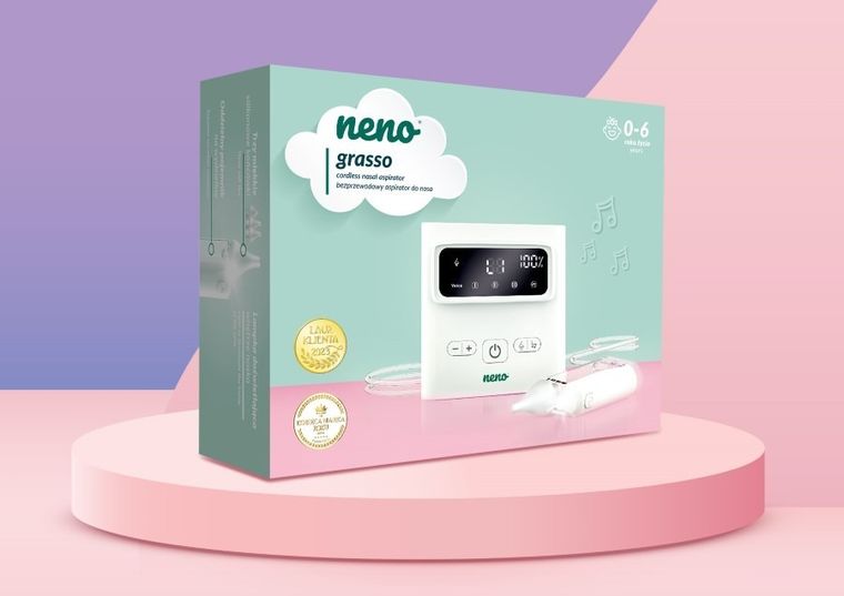 Neno, Grasso, elektroniczny aspirator do udrażniania nosa u dzieci, bezprzewodowy