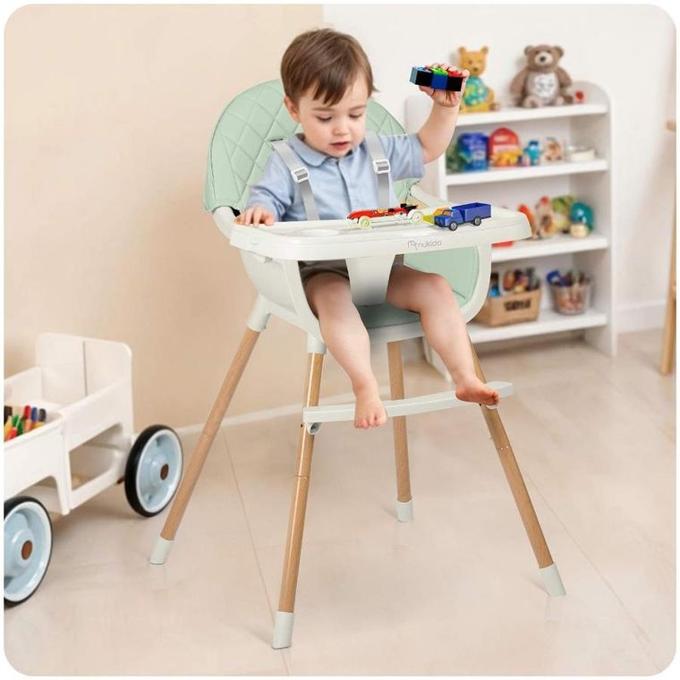 Nukido, Lilo, krzesełko do karmienia, miętowe