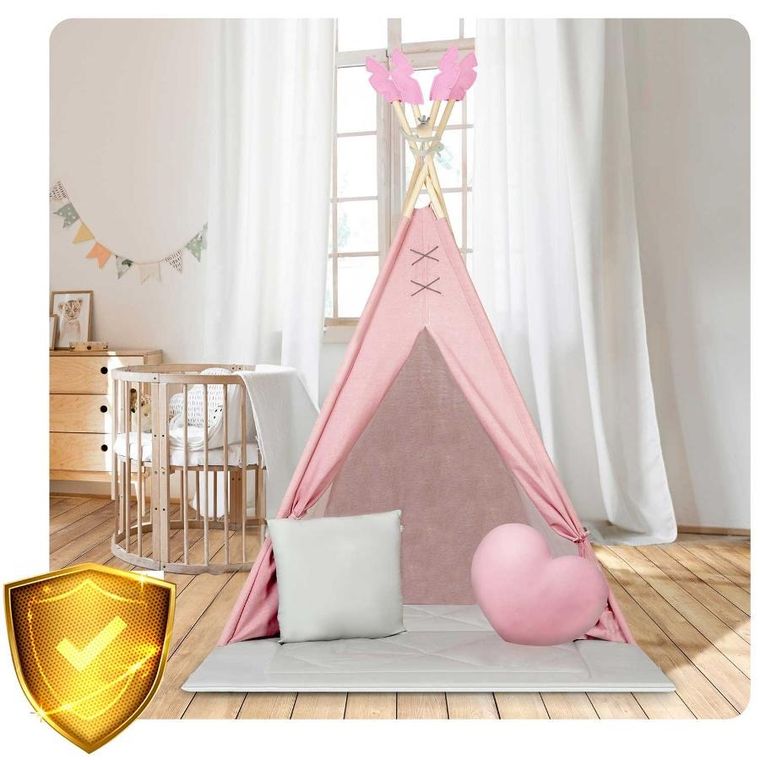 Nukido, namiot tipi dla dzieci, różowy