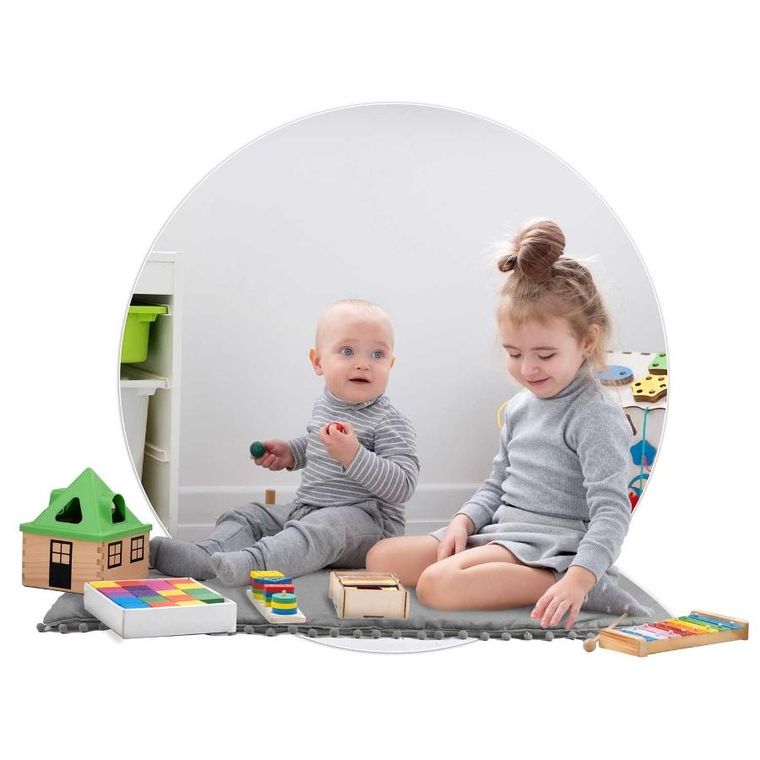 Nukido, namiot tipi dla dzieci ze światełkami, szary