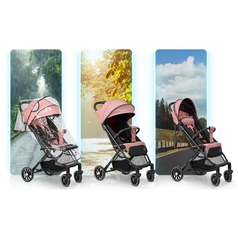 Nukido, Paseo, wózek dziecięcy, spacerówka, różowy