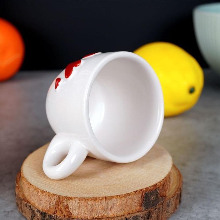 Orion, ceramiczna filiżanka do kawy espresso, serce, 80 ml