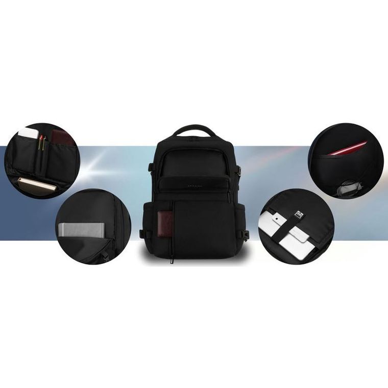 Peterson, plecak podróżny, czarny