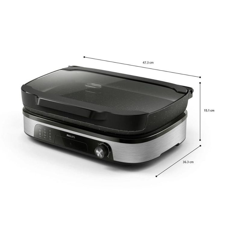 Philips, grill elektryczny, HD6212/90