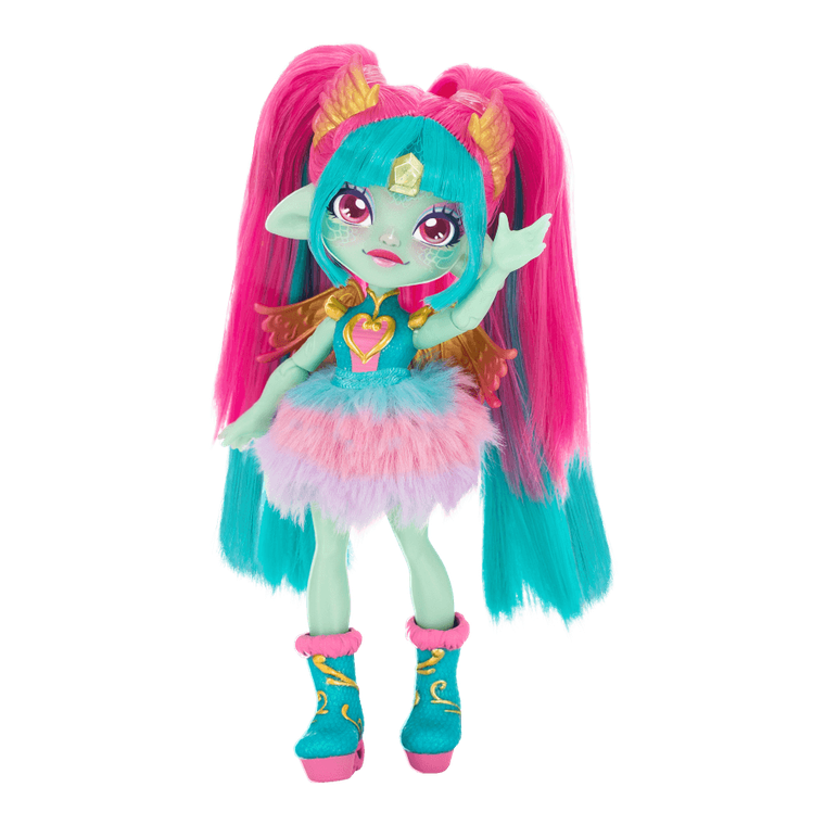 Pixlings, lalka smoczyca, turkusowa