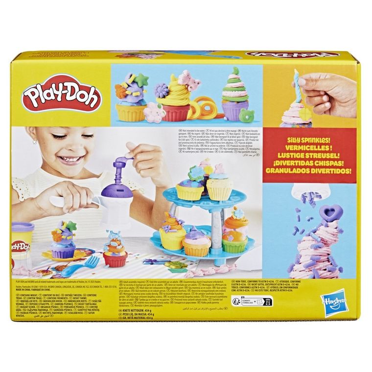 Play-Doh, Wieża babeczek, zestaw kreatywny, 8 tub