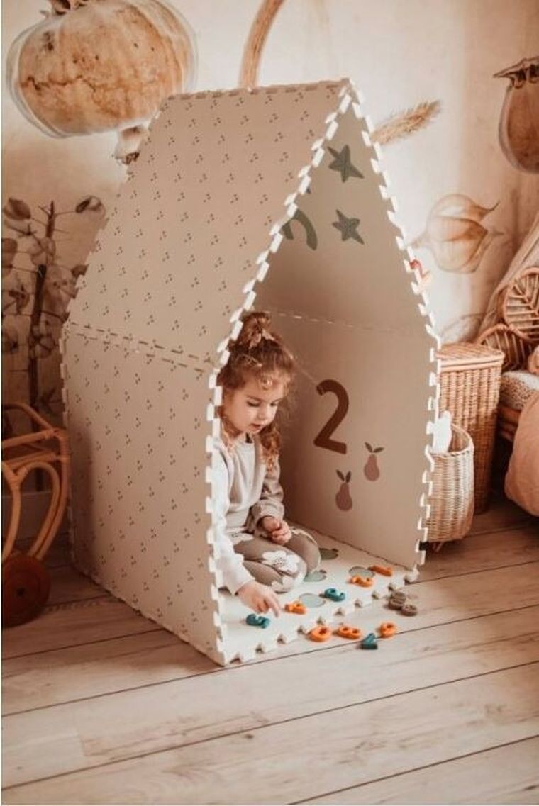 Play&Go, mata piankowa, dwustronna, Numbers, 180-180 cm