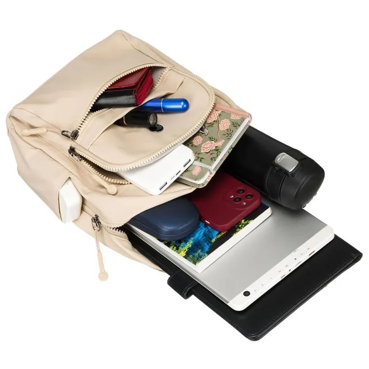 Plecak miejski, beżowy, Peterson