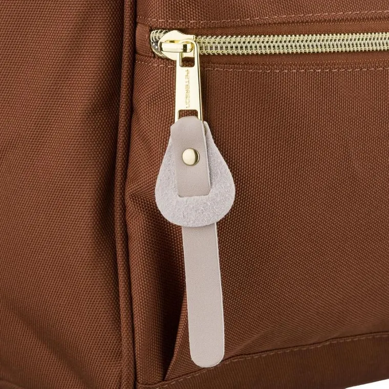 Plecak na latopa, beżowo-brązowy, Peterson