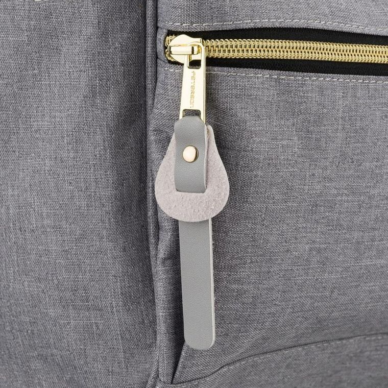 Plecak na latopa, szary, Peterson