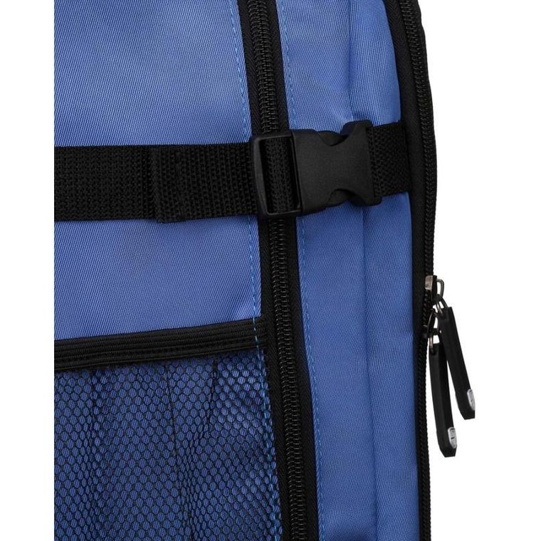 Plecak podróżny, bagaż podręczny do samolotu, niebieski, Peterson
