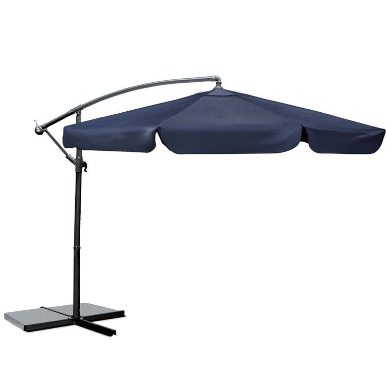 Plonos, parasol ogrodowy, składany, 8 segmentowy, z pokrowcem, 350 cm