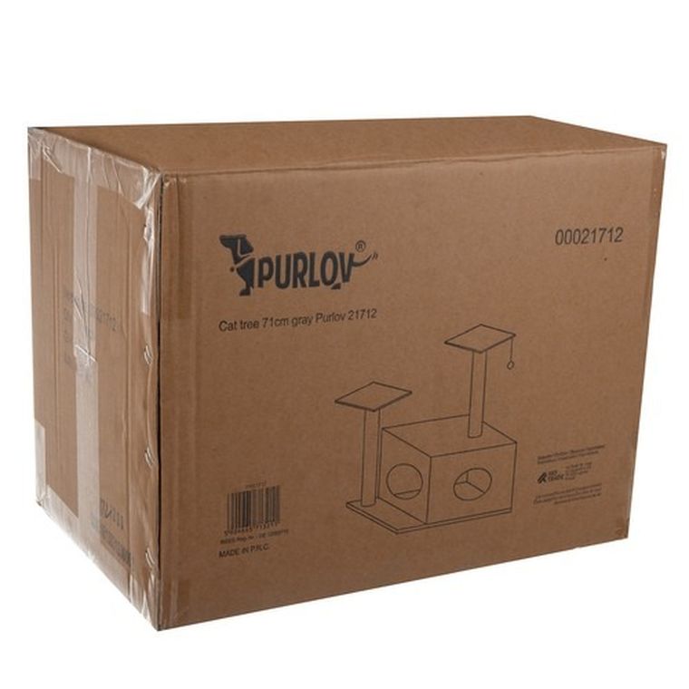 Purlov, drzewko dla kota, szare, 71 cm