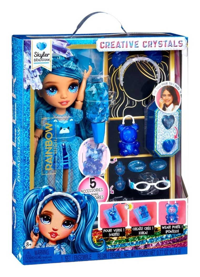 Rainbow High, Creative Crystals, Skyler, lalka modowa