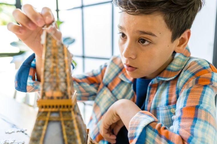 Ravensburger, Wieża Eiffla, puzzle 3D, 216 elementów