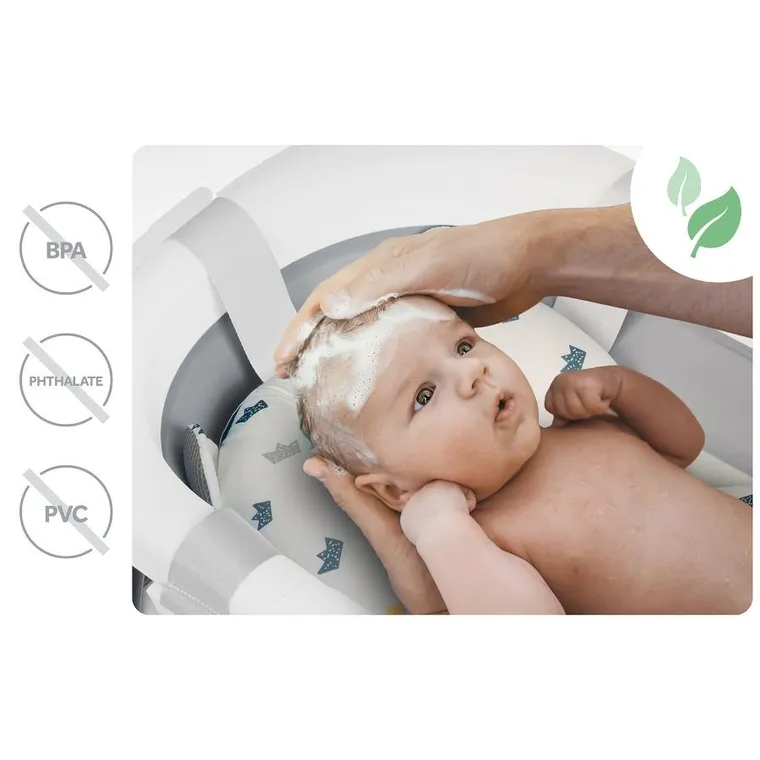 Ricokids, RK-287, wanienka składana z termometrem i wkładką, biało-szara