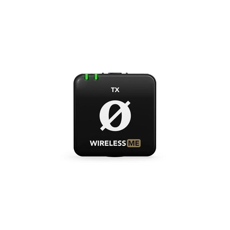 Rode, Wireless ME Dual, kompaktowy bezprzewodowy system mikrofonowy z dwoma nadajnikami do nagrywania dwukanałowego, czarny